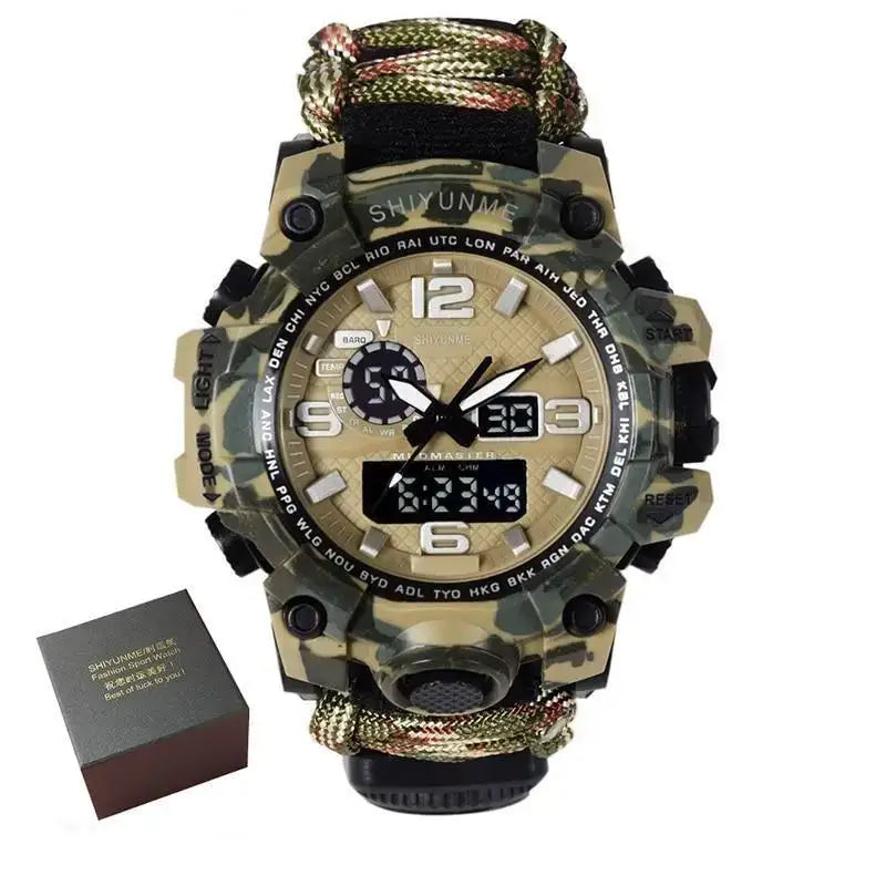 Montre militaire boussole multifonction sport