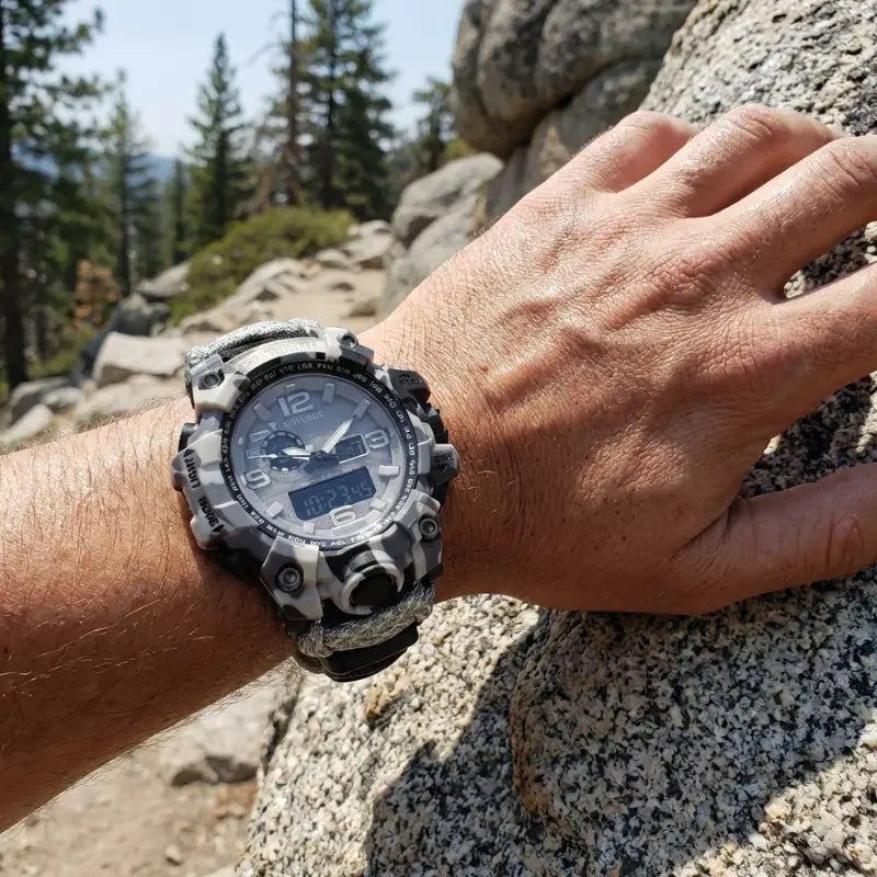 Montre militaire boussole multifonction sport