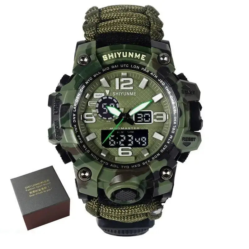 Montre militaire boussole multifonction sport