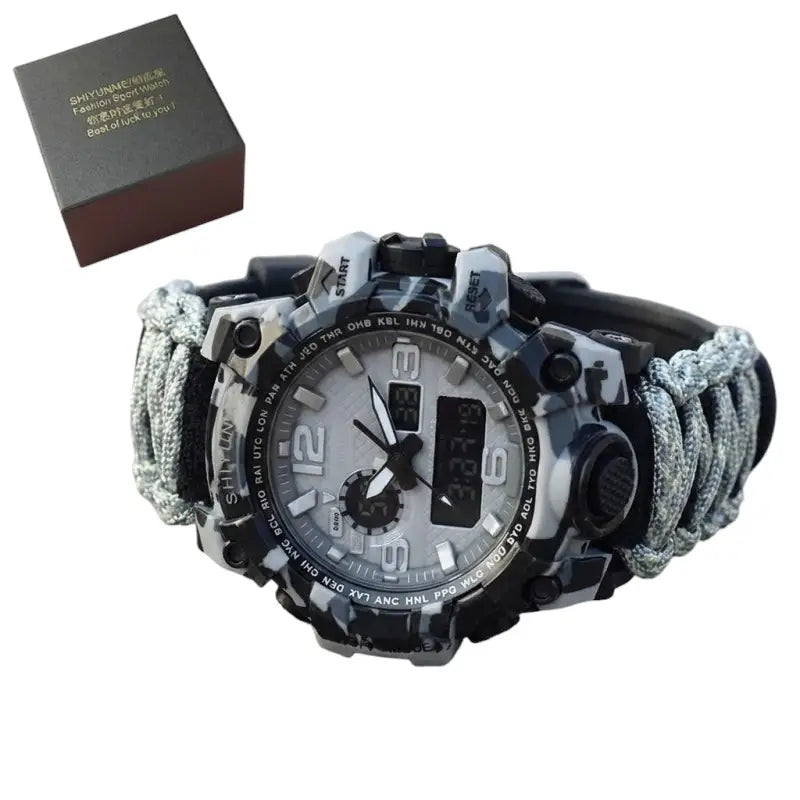 Montre militaire boussole multifonction sport