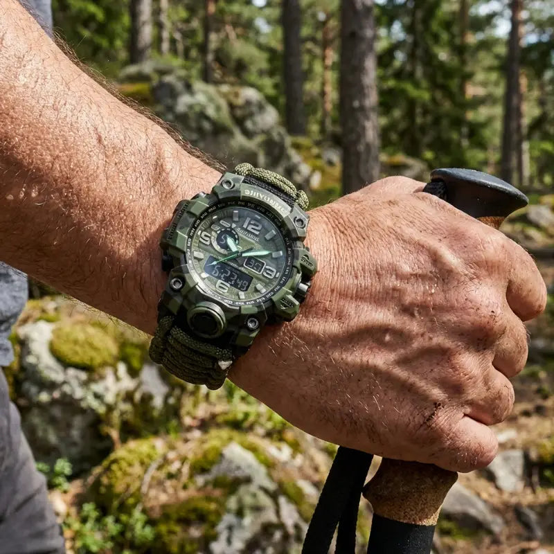 Montre militaire boussole multifonction sport