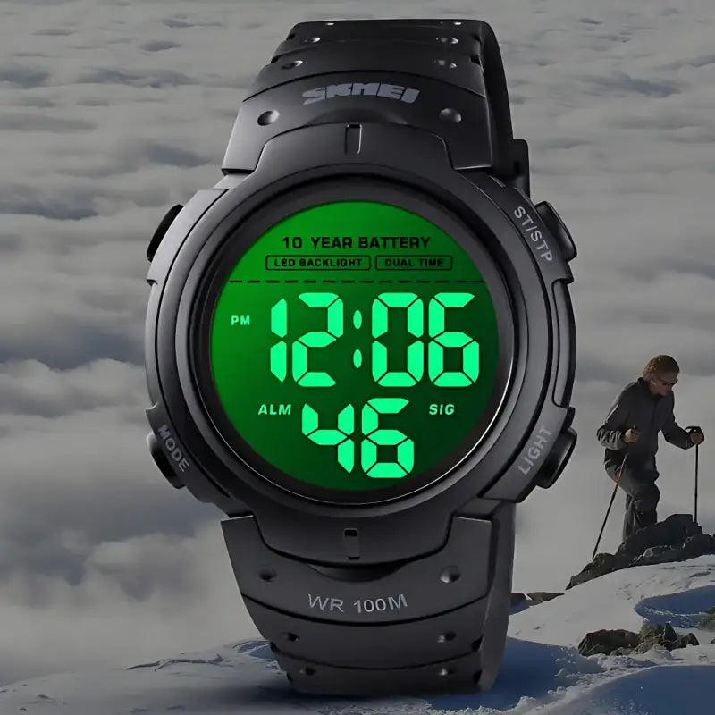 Montre outdoor chronomètre étanche basique