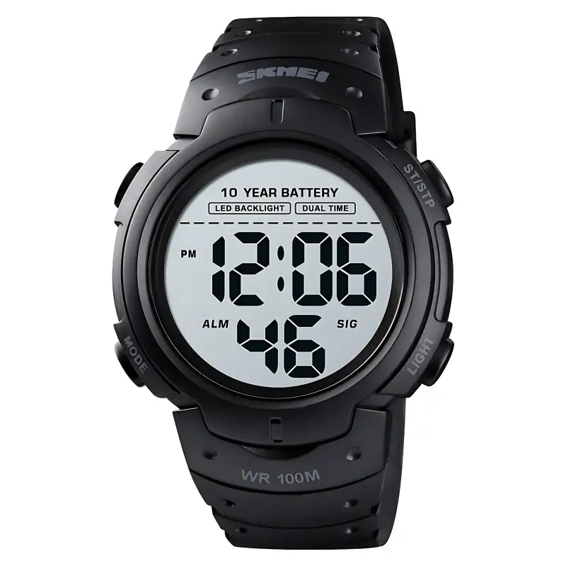 Montre outdoor chronomètre étanche basique