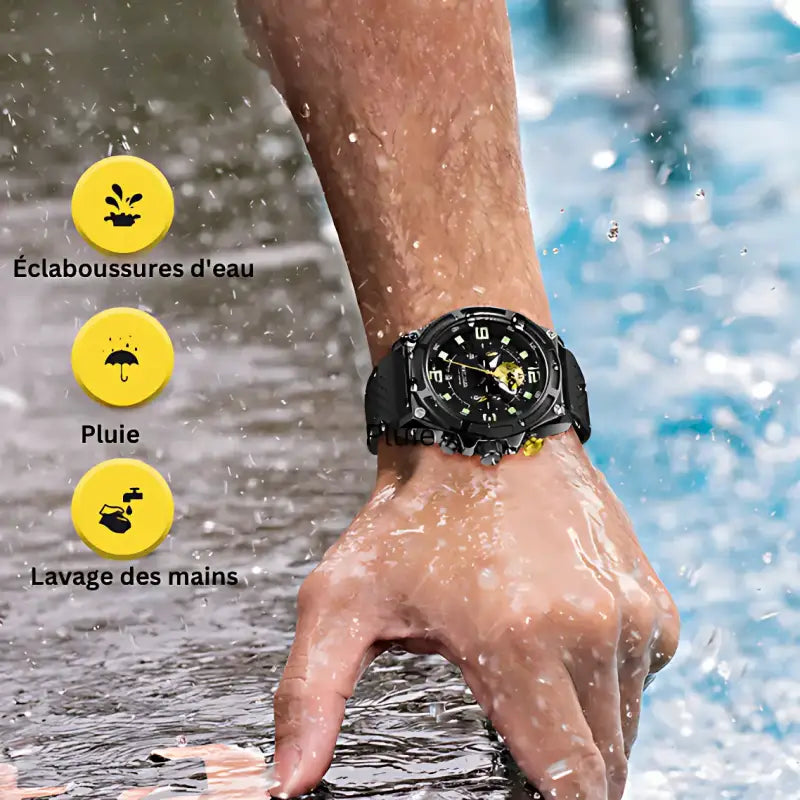 Montre randonnée aiguille quartz outdoor