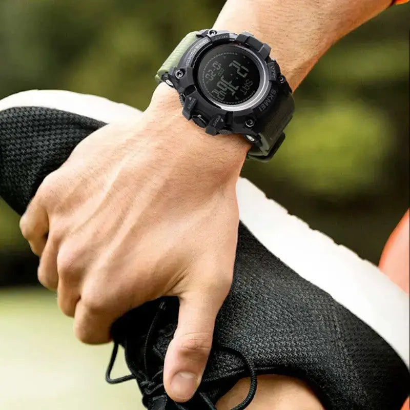 Montre sport militaire multifonction boussole