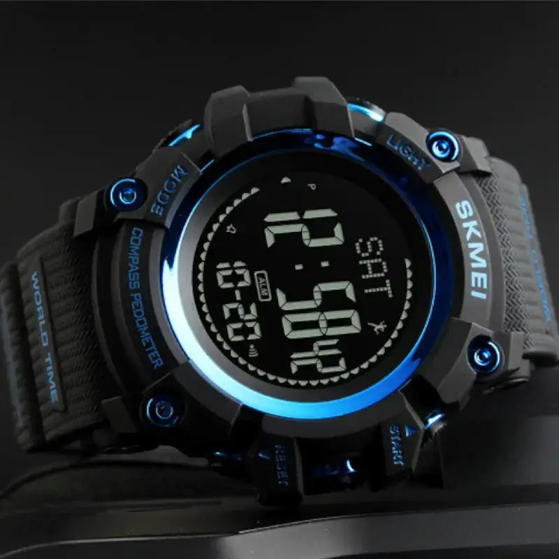 Montre sport militaire multifonction boussole