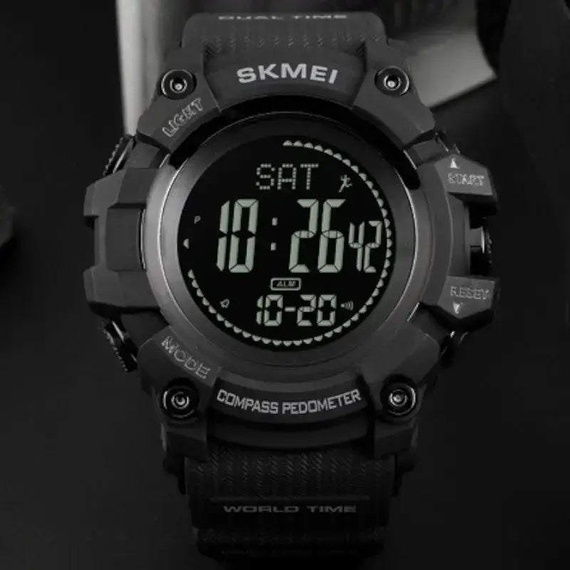 Montre sport militaire multifonction boussole