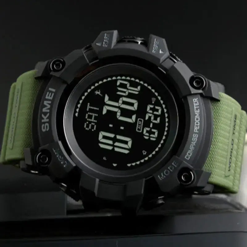 Montre sport militaire multifonction boussole