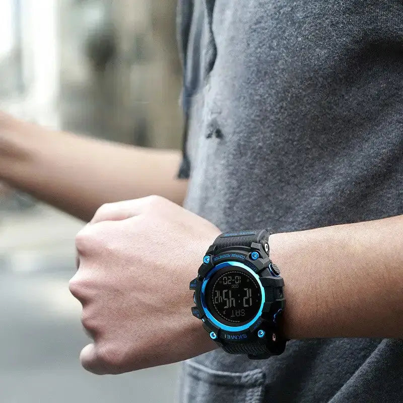 Montre sport militaire multifonction boussole