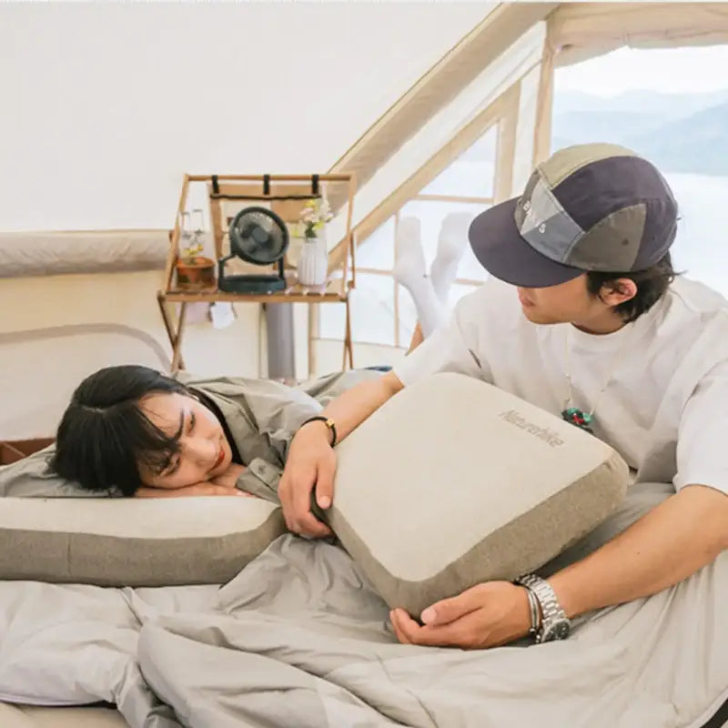 Oreiller camping confort mousse