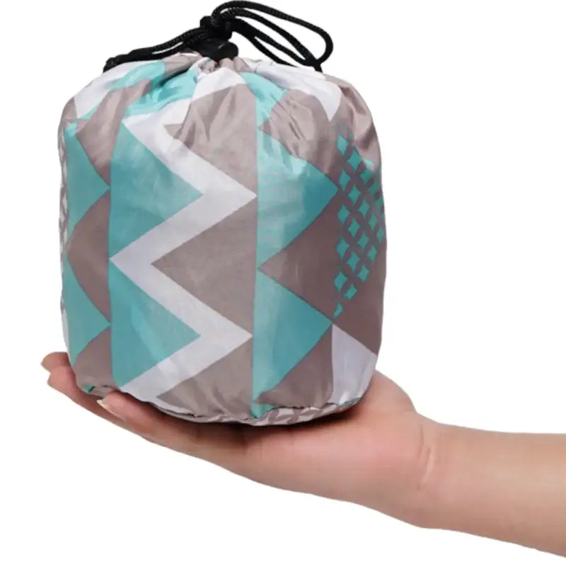 Oreiller camping mousse pvc coloré