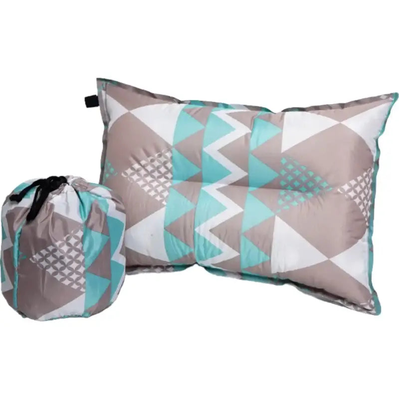 Oreiller camping mousse pvc coloré