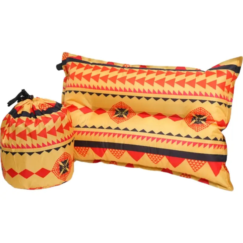 Oreiller camping mousse pvc coloré