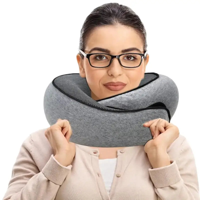 Oreiller voyage nuque ergonomique mémoire forme