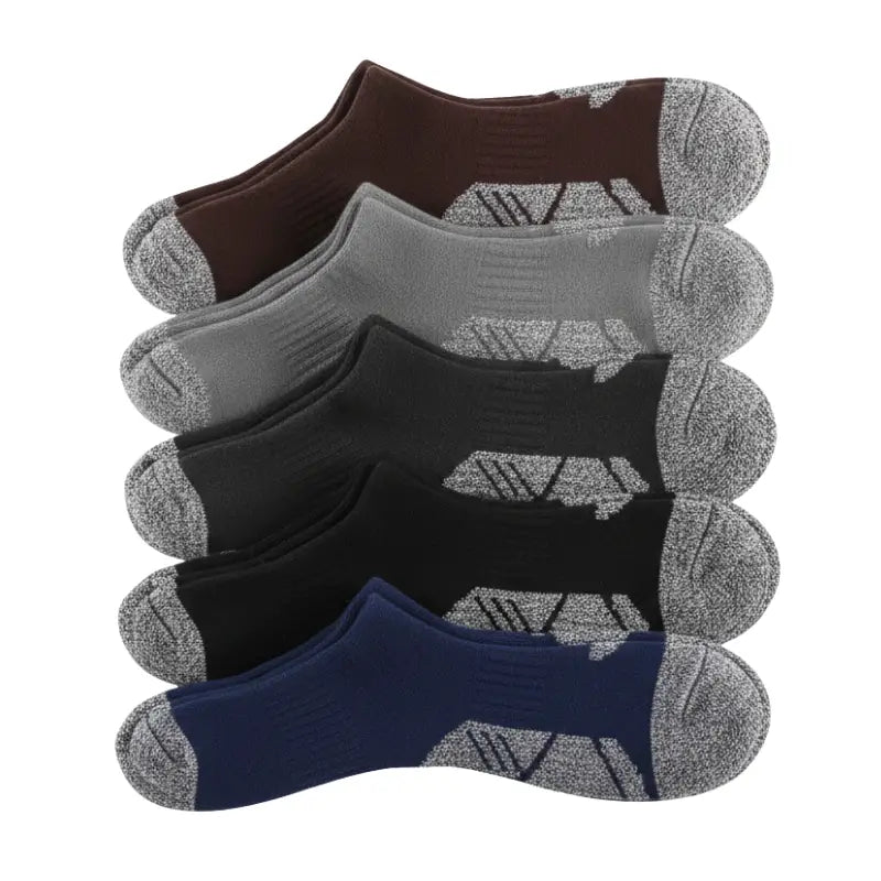 Pack 5 chaussettes randonnée coton mixte