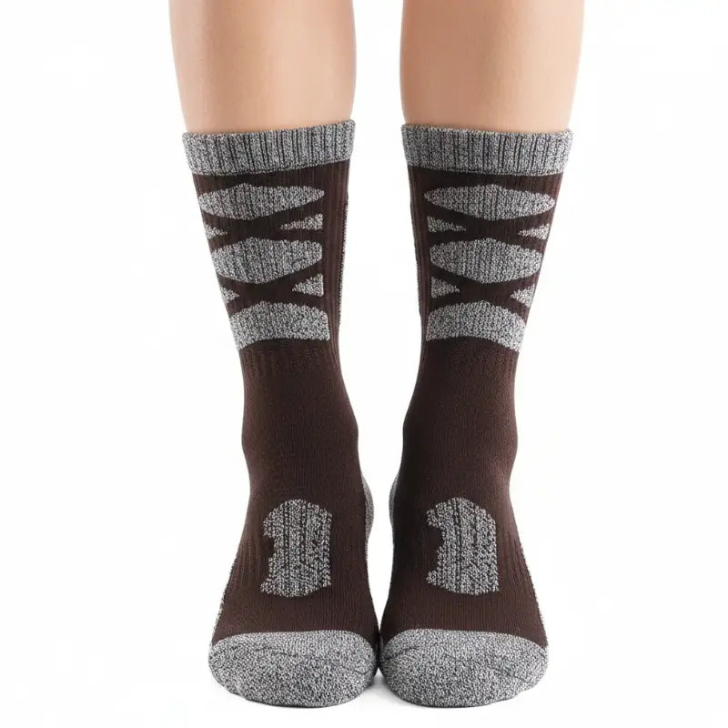 Pack 5 chaussettes randonnée coton mixte