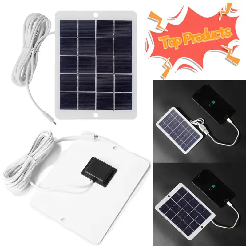 Panneau solaire pliable camping basique