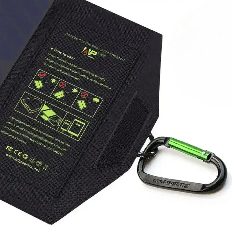 Panneau solaire pliable charge directe