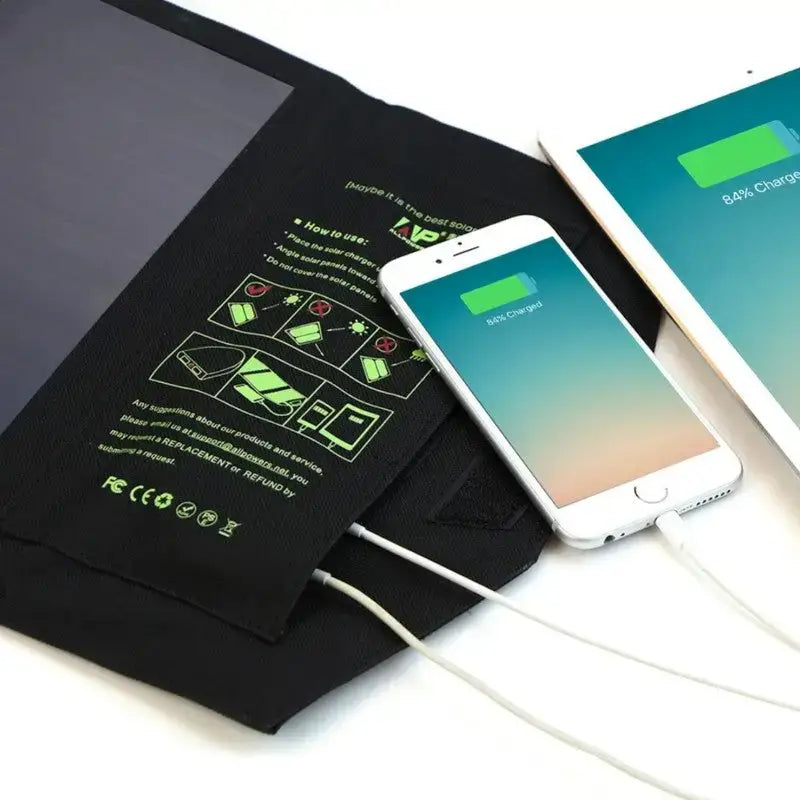 Panneau solaire pliable charge directe