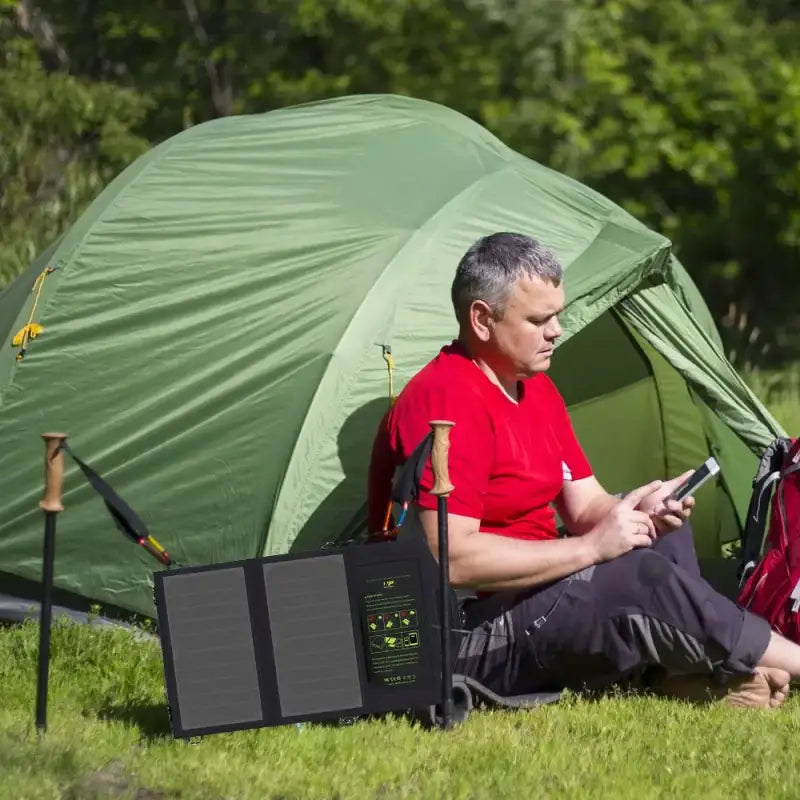 Panneau solaire pliable charge directe