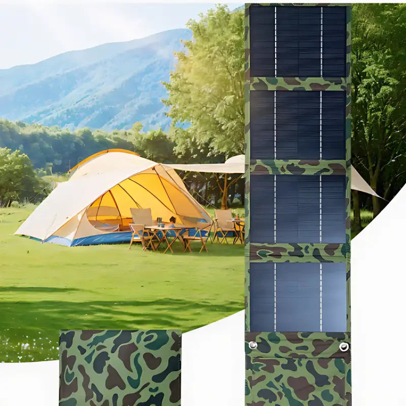 Panneau solaire randonnée 12w portable