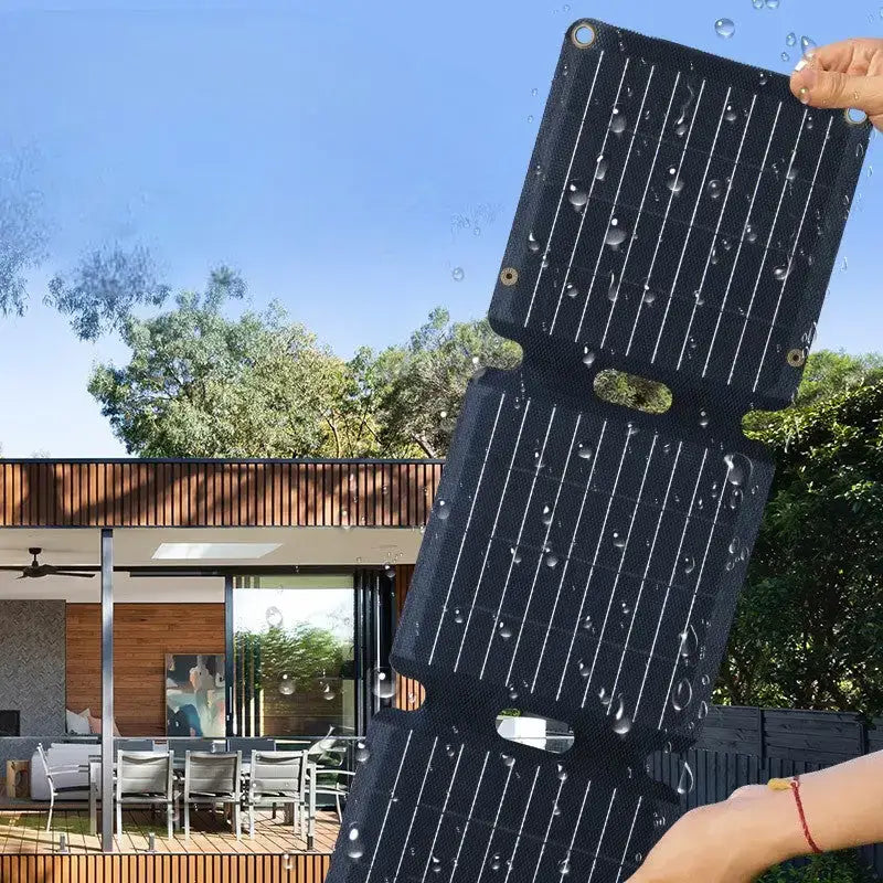 Panneau solaire randonnée robuste léger