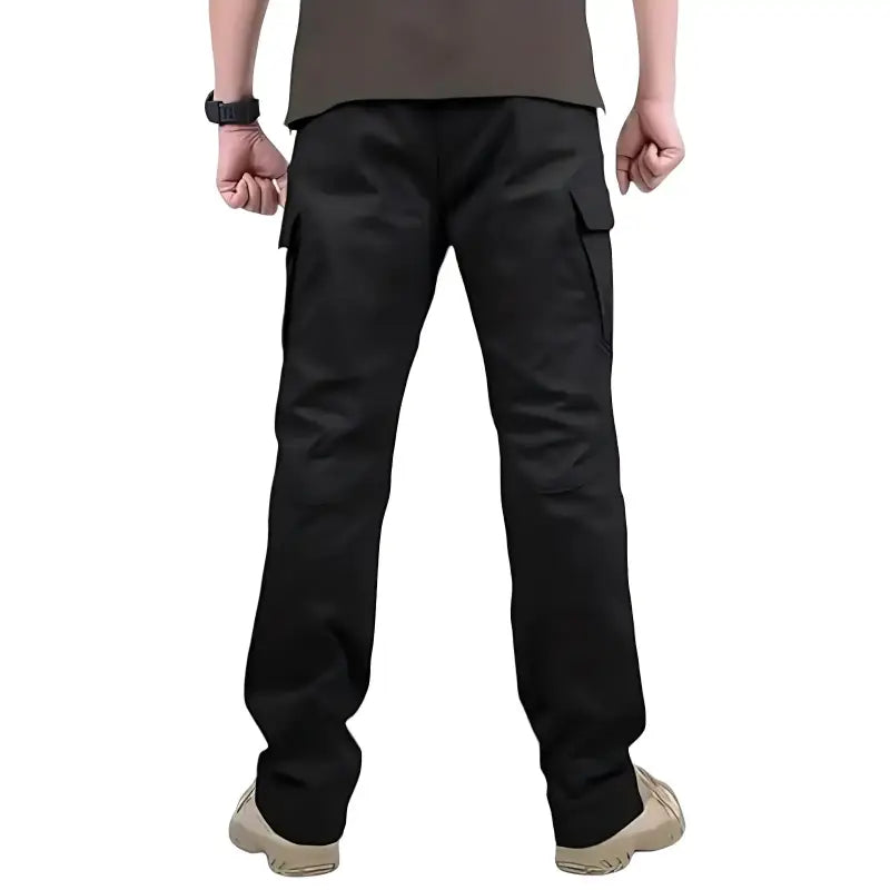 Pantalon chasse imperméable résistant - 9 poches tactiques - polyester coton