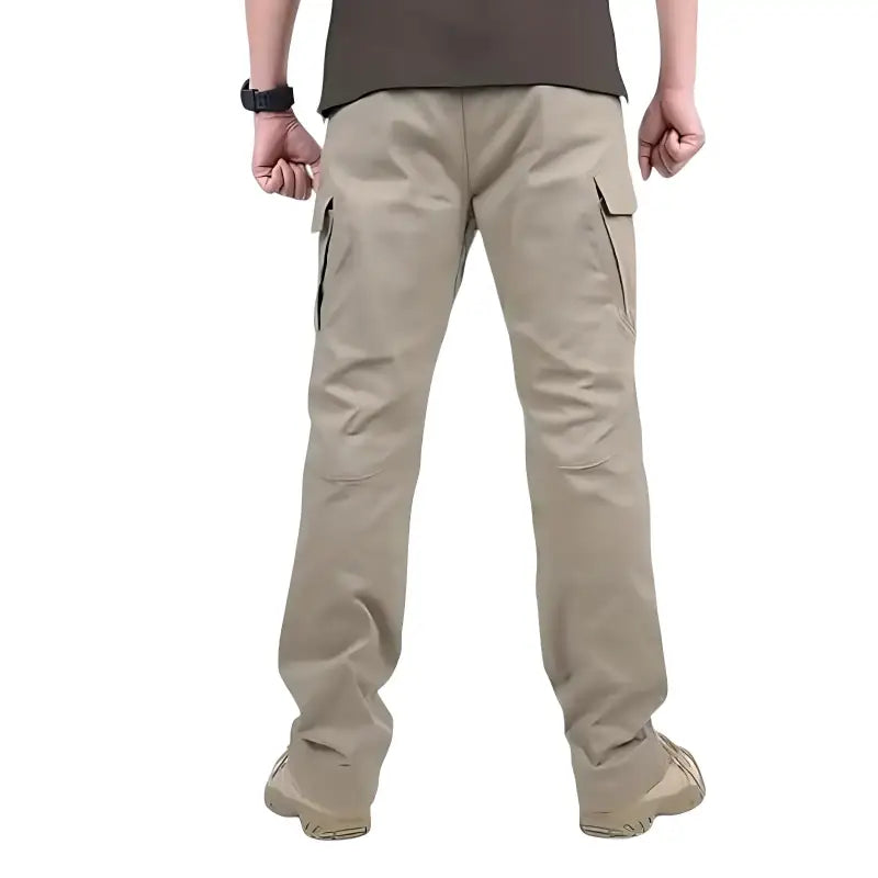 Pantalon chasse imperméable résistant - 9 poches tactiques - polyester coton
