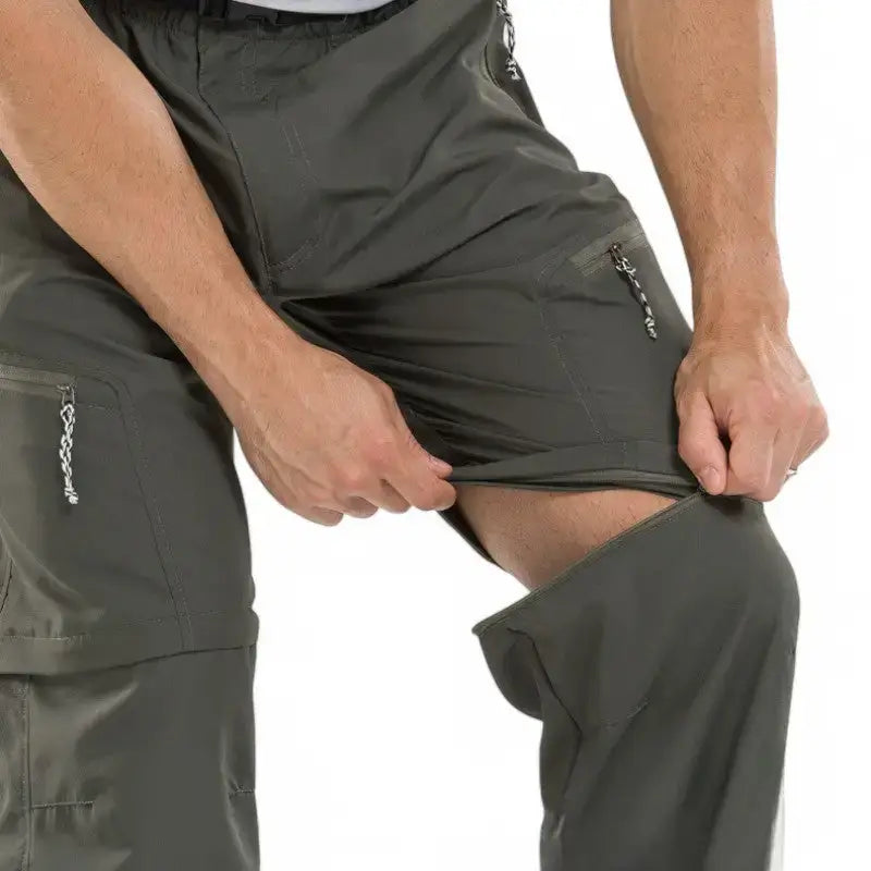 Pantalon convertible randonnée homme séchage rapide