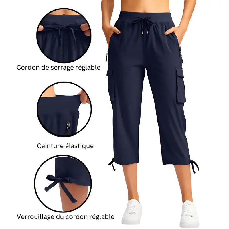 Pantalon de randonnée femme 3/4