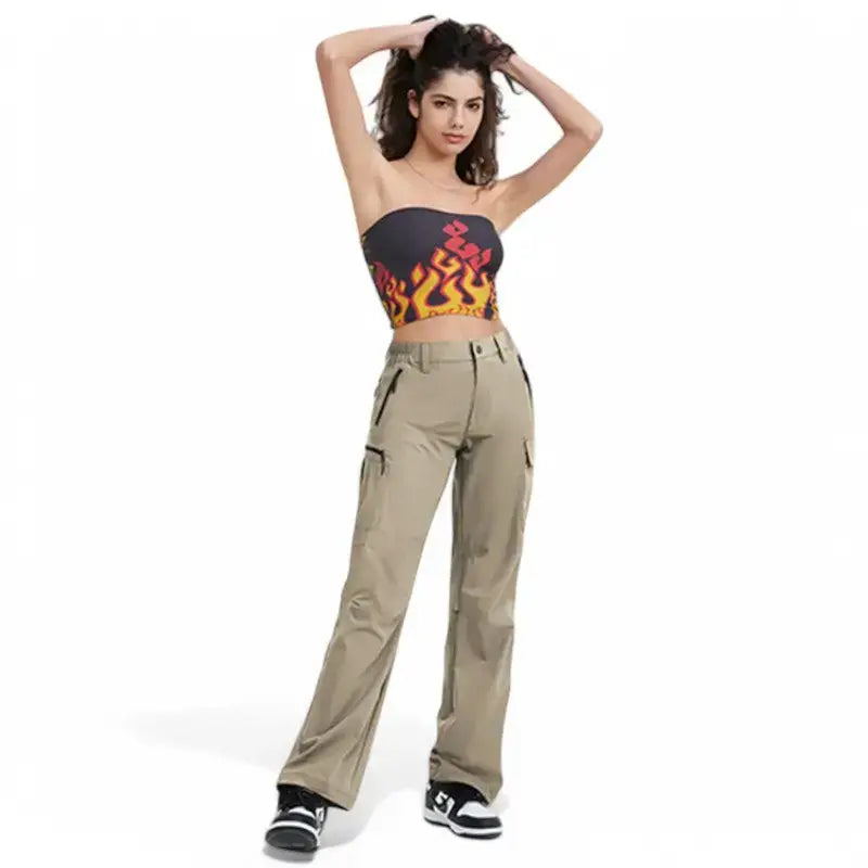 Pantalon randonnée femme 4 poches pratique