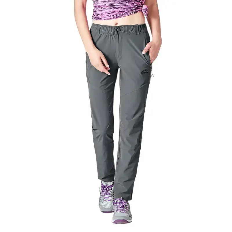 Pantalon randonnée femme violet respirant