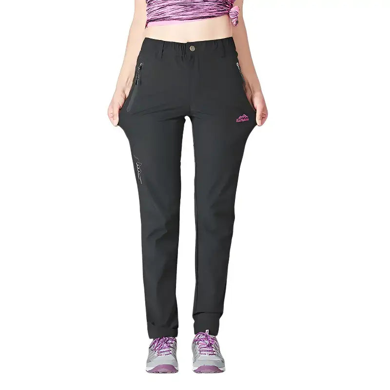 Pantalon randonnée femme violet respirant
