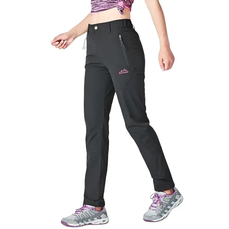 Pantalon randonnée femme violet respirant