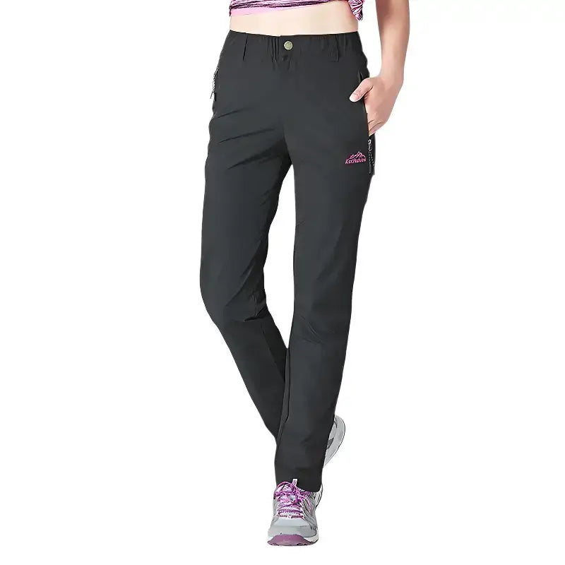 Pantalon randonnée femme violet respirant