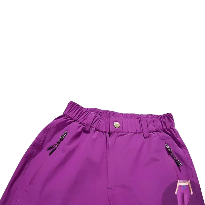 Pantalon randonnée femme violet respirant