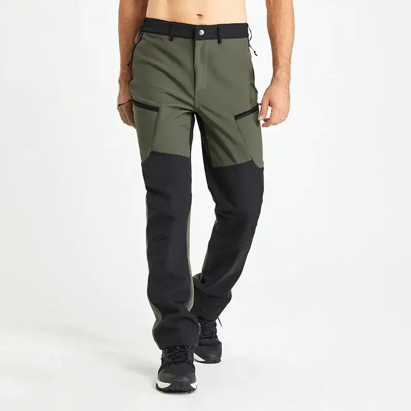 Pantalon randonnée homme chaud anti-vent