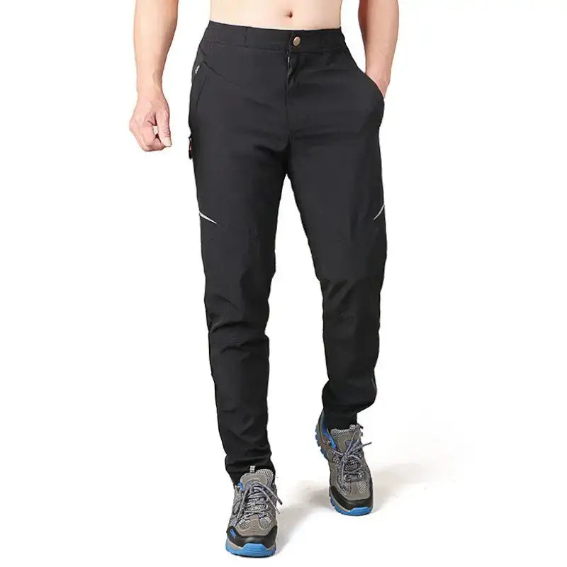 Pantalon randonnée homme noir léger respirant