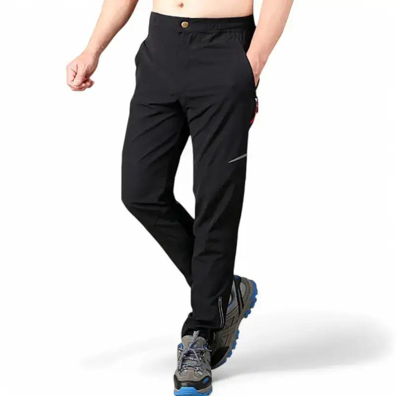 Pantalon randonnée homme noir léger respirant