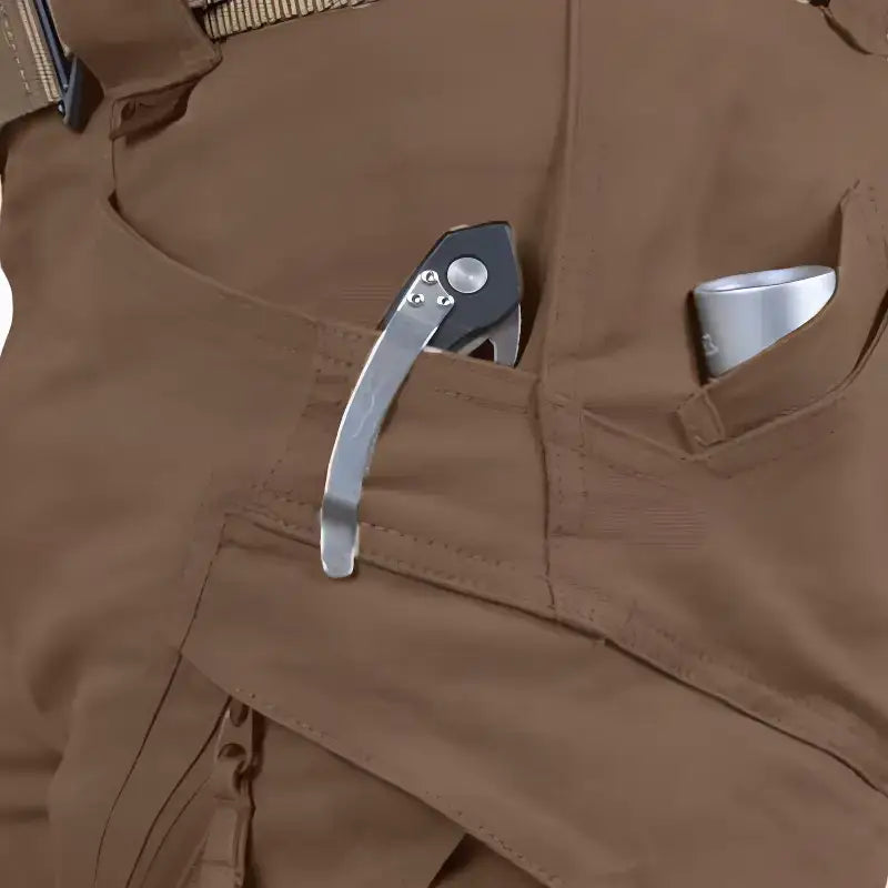 Pantalon randonnée imperméable coupe cargo