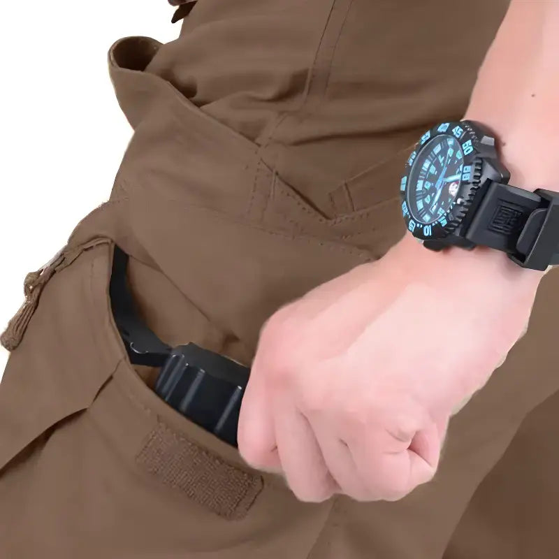 Pantalon randonnée imperméable coupe cargo