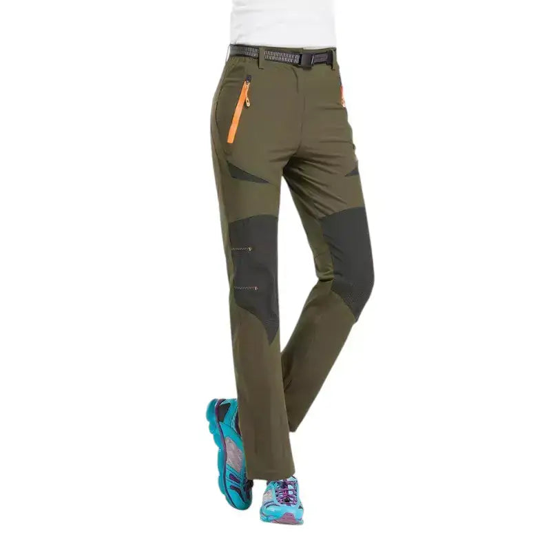 Pantalon sport femme randonnée respirant coolmax