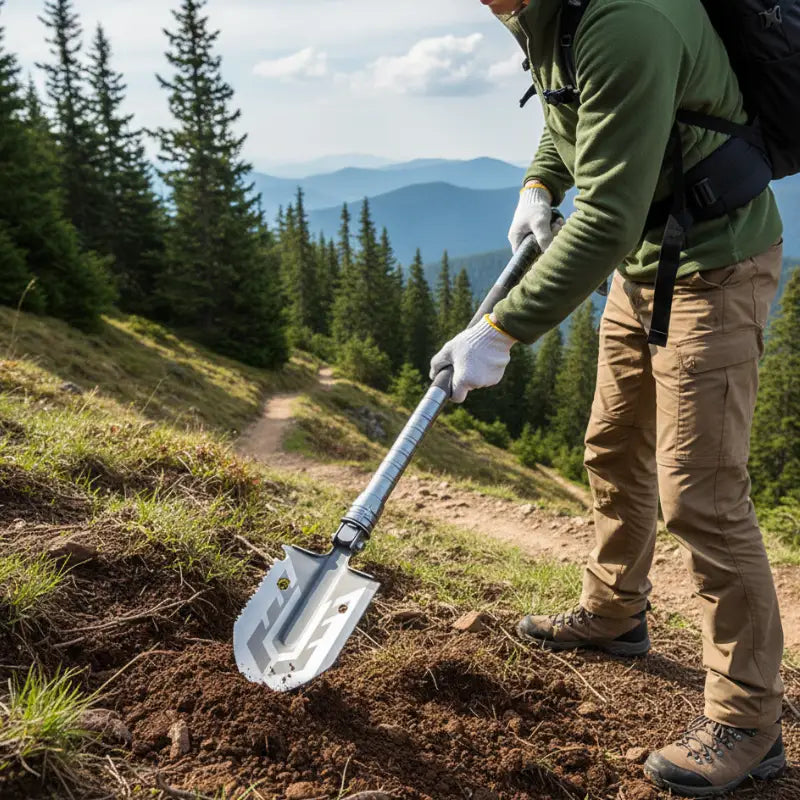 Pelle pliante extensible survie camping