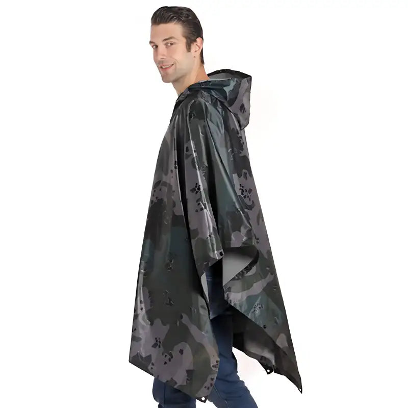 Poncho pluie sport aventure unisexe