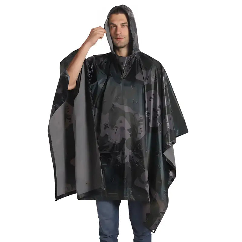 Poncho pluie sport aventure unisexe