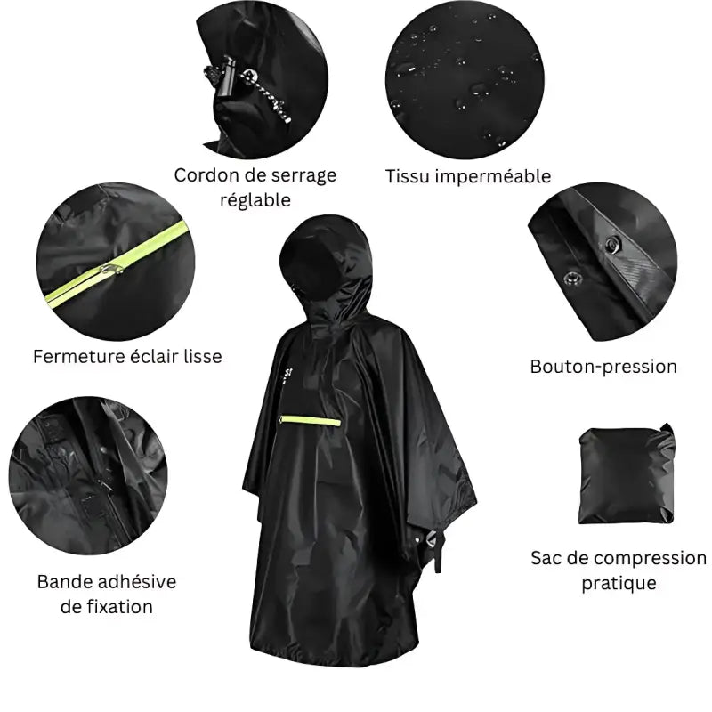 Poncho de randonnée homme