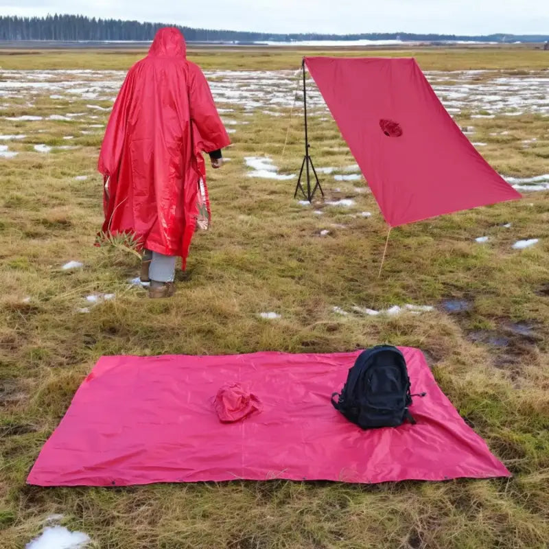 Poncho randonnée imperméable compact