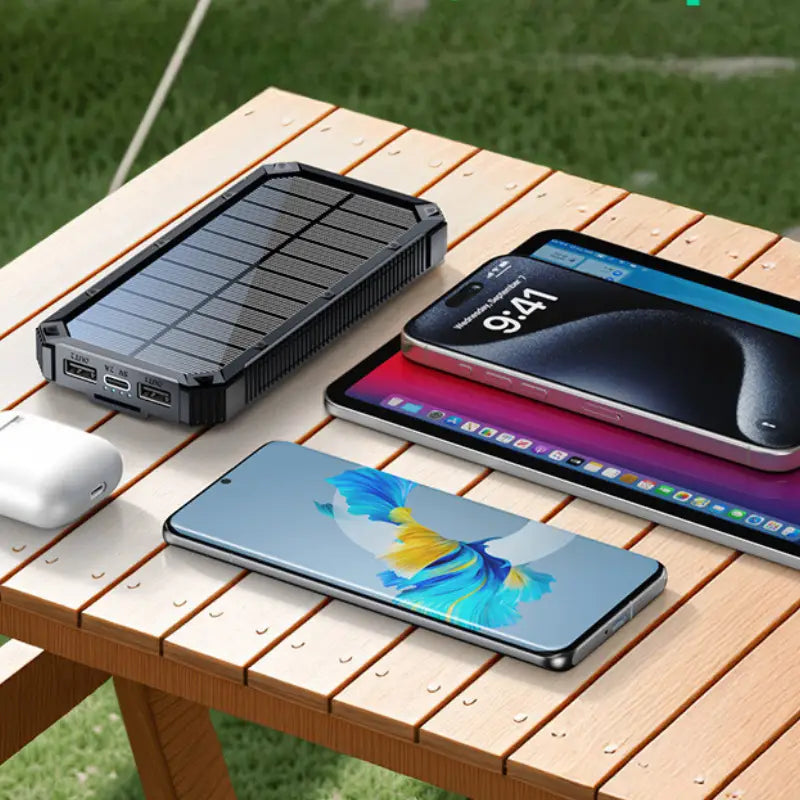 Powerbank solaire smartphone portable basique