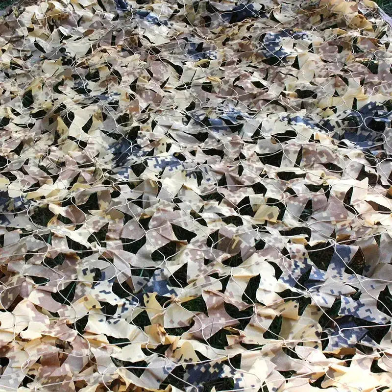 Rideau filet camouflage décoration chasse