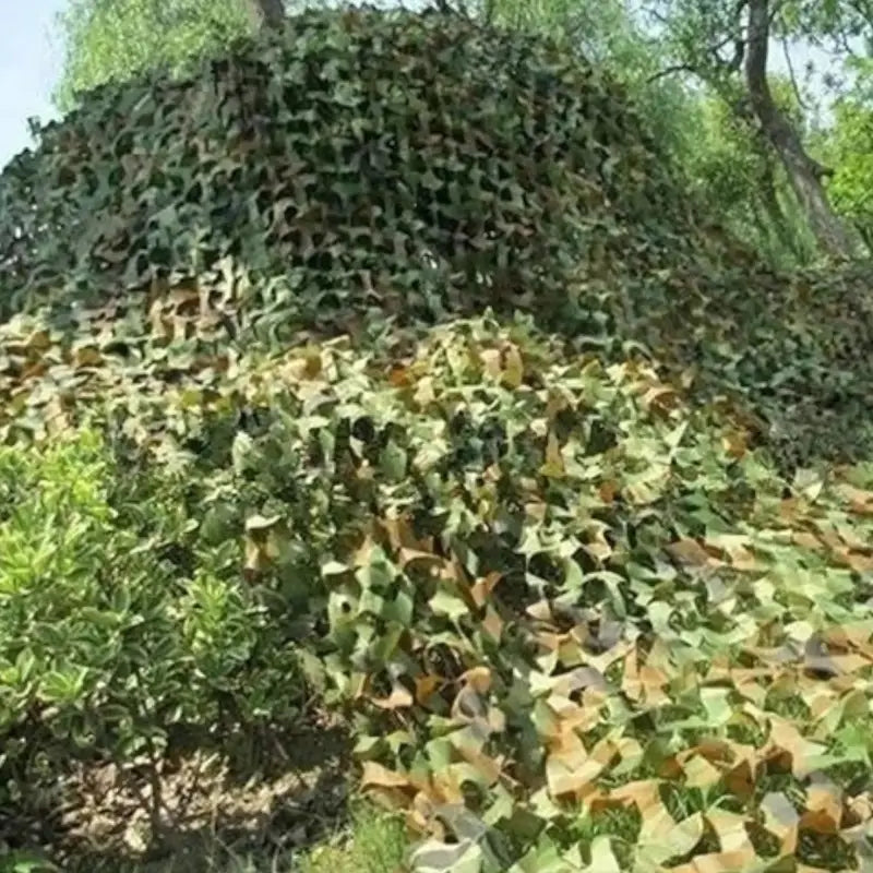 Rideau filet camouflage décoration chasse